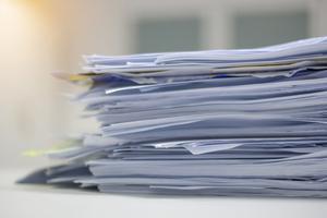 Organization Needed to Combat Mounds of Divorce Paperwork